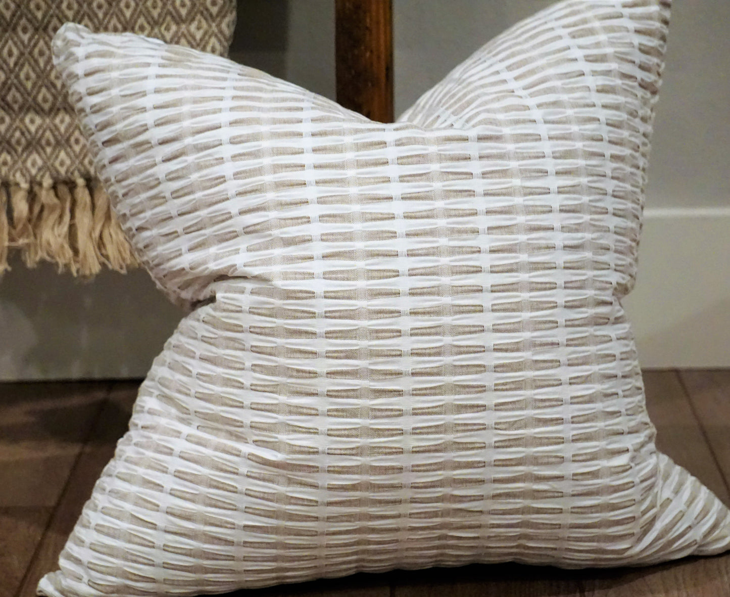 Feather Filled Throw Pillow