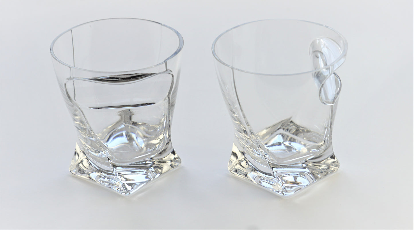 Whiskey Glass With Cigar Rest