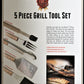 5-Piece Grilling Tools