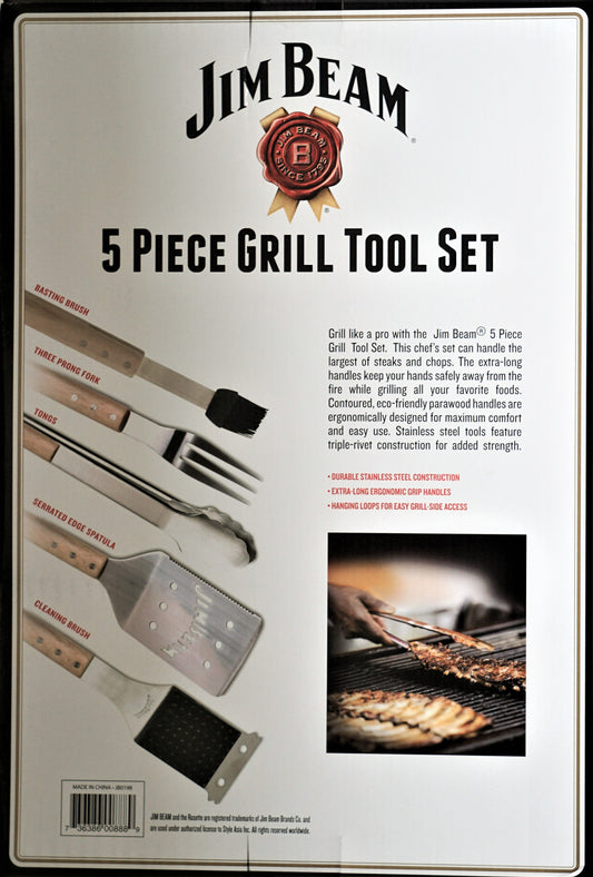 5-Piece Grilling Tools