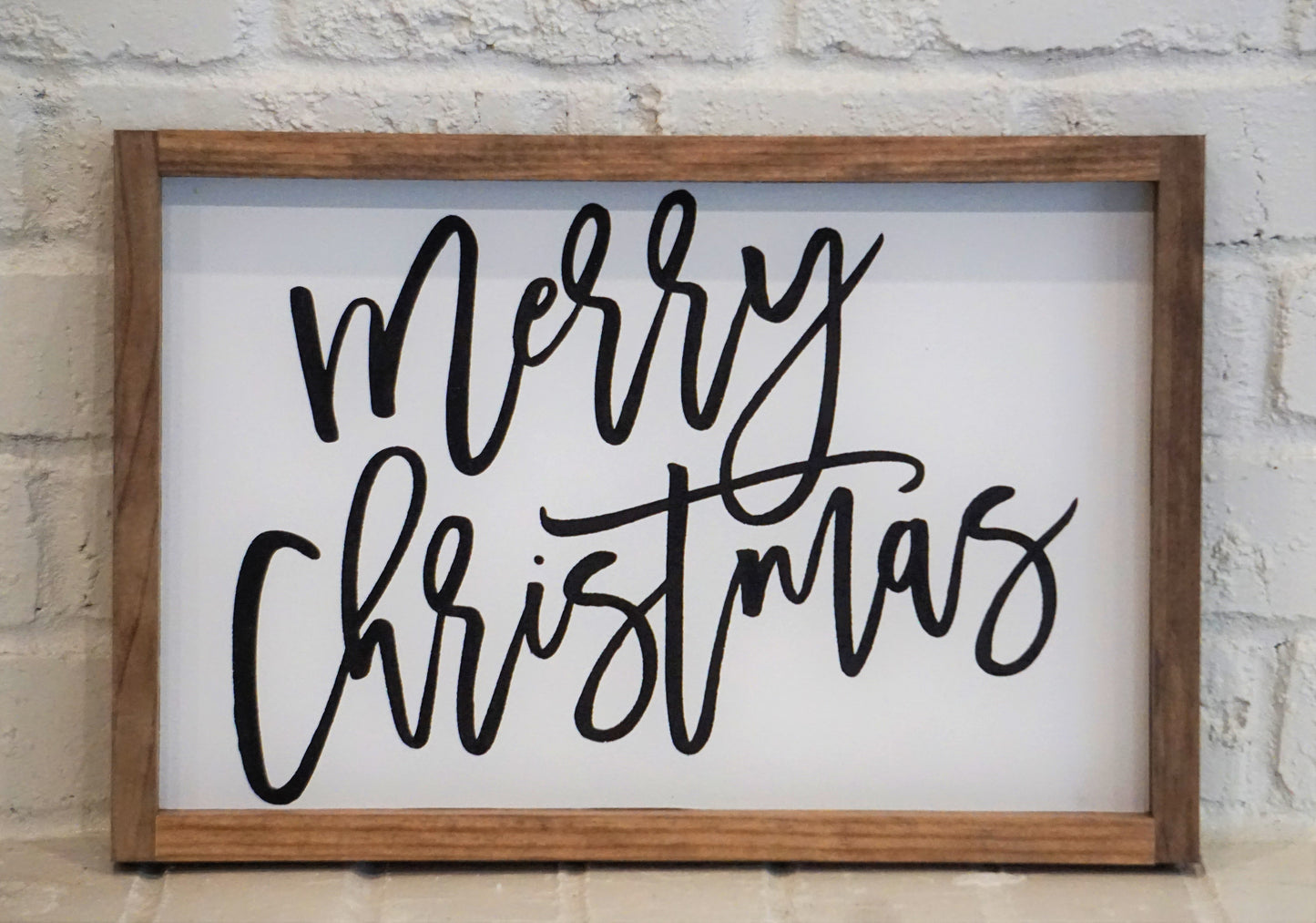 Merry Christmas Wood Sign